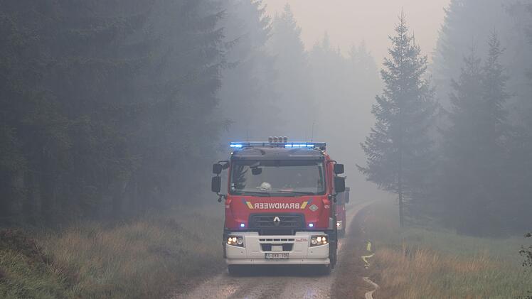 Waldbrand im Hohen Venn