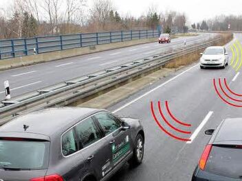 Bei Anruf Gefahr: Die Geisterfahrer-App warnt. Foto: TU Clausthal