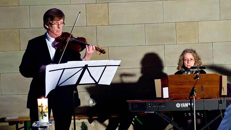 Baustellenkonzert in der Pfarrkirche St. Augustin.Foto: Jochen Berger
