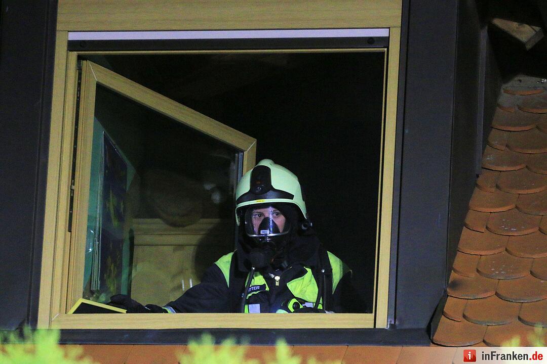 Brand in Roßdorf am Forst
