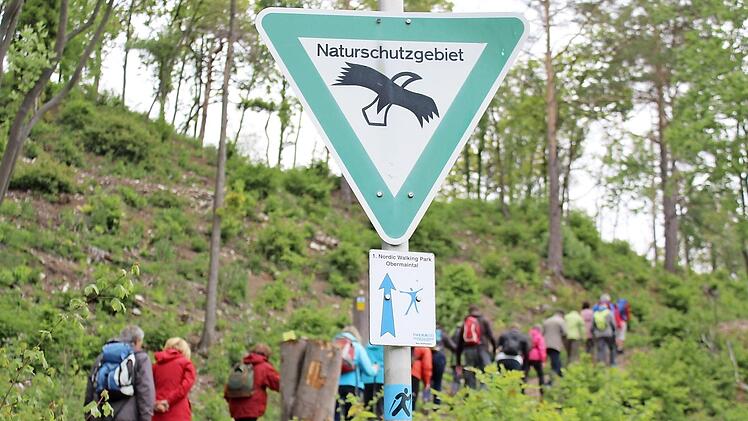 Über einen Seitensteig wurde der Staffelberg erklommen.
