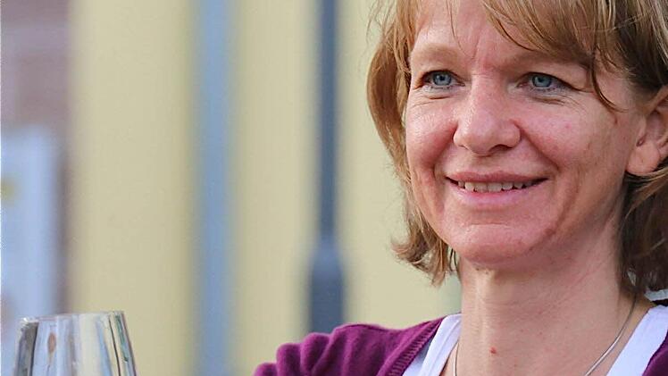 Winzerin Ulrike Lange vom Weingut Schloss Saaleck.