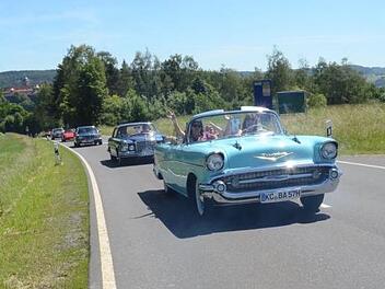 Jung und Alt hatten ihren Spaß bei der Ausfahrt durch den Frankenwald. Foto: Karl-Heinz Hofmann