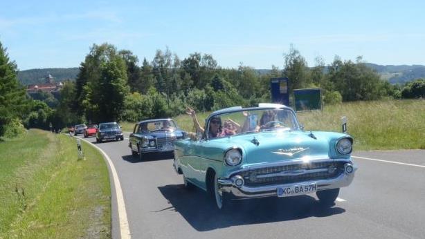 Jung und Alt hatten ihren Spaß bei der Ausfahrt durch den Frankenwald. Foto: Karl-Heinz Hofmann