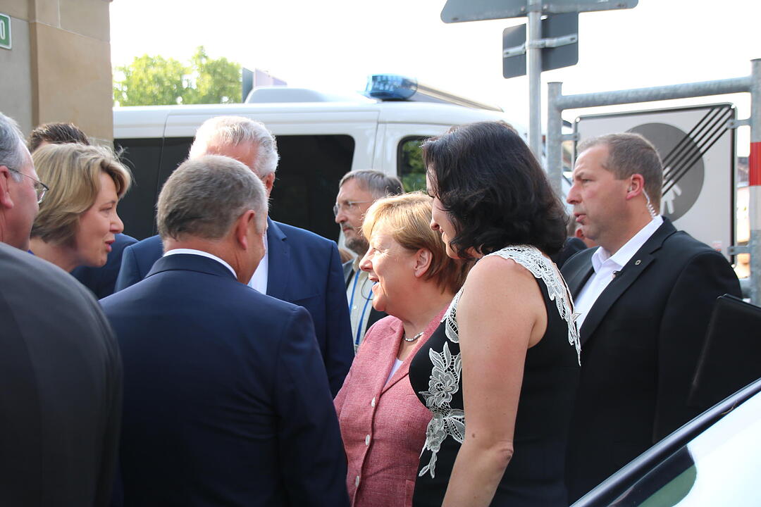 Angela Merkel zu Besuch in Bad Kissingen