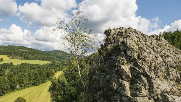 Am Pilsterfelsen. Foto: Jürgen Hüfner