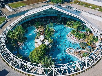 Therme Erding - offenes Kuppeldach