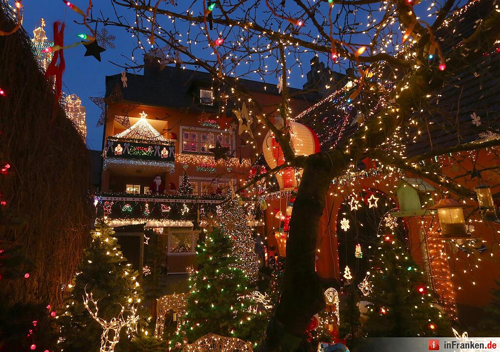 Weihnachtshaus in Unterfranken zum Staunen