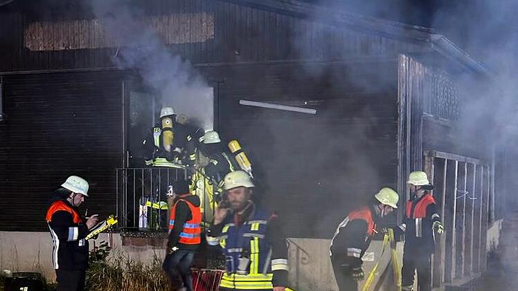 Feuerwehrübung in Rupboden.