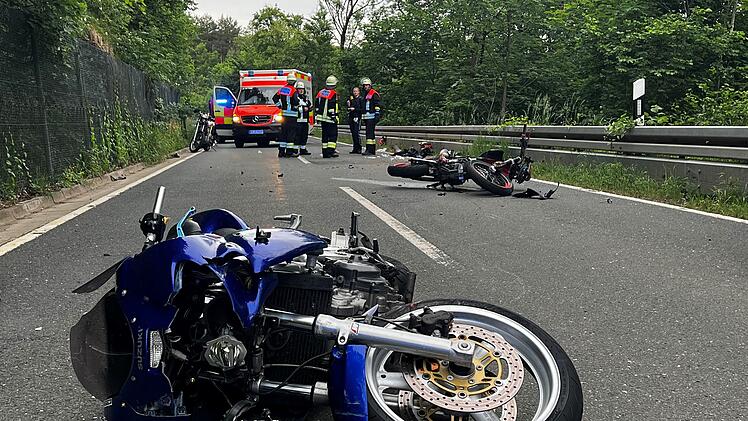 Schwerer Motorradunfall bei Litzendorf