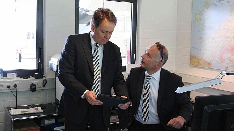 Die Piloten Michael Stangl (links) und Christian Vohl.