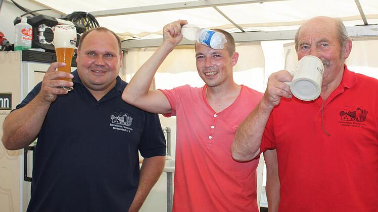 Die Schenker Achim, Marcus und Heiner Foto: Sonja Werner