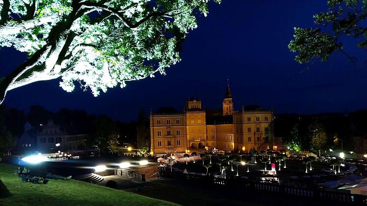 Malerisch: Blick auf das Coburger Schlossplatz vom Hofgarten aus.Foto: Jochen Berger