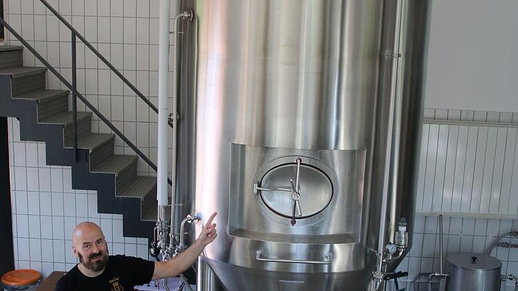 So einen Lager- und Gärtank mit 40 000 Litern Fassungsvermögen hätte Braumeister Bernd Weibbrecht noch gerne. Dann ließe sich der für das Bräuwerck wichtige Bierabsatz weiter steigern.