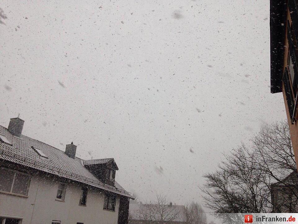 Schnee in Franken