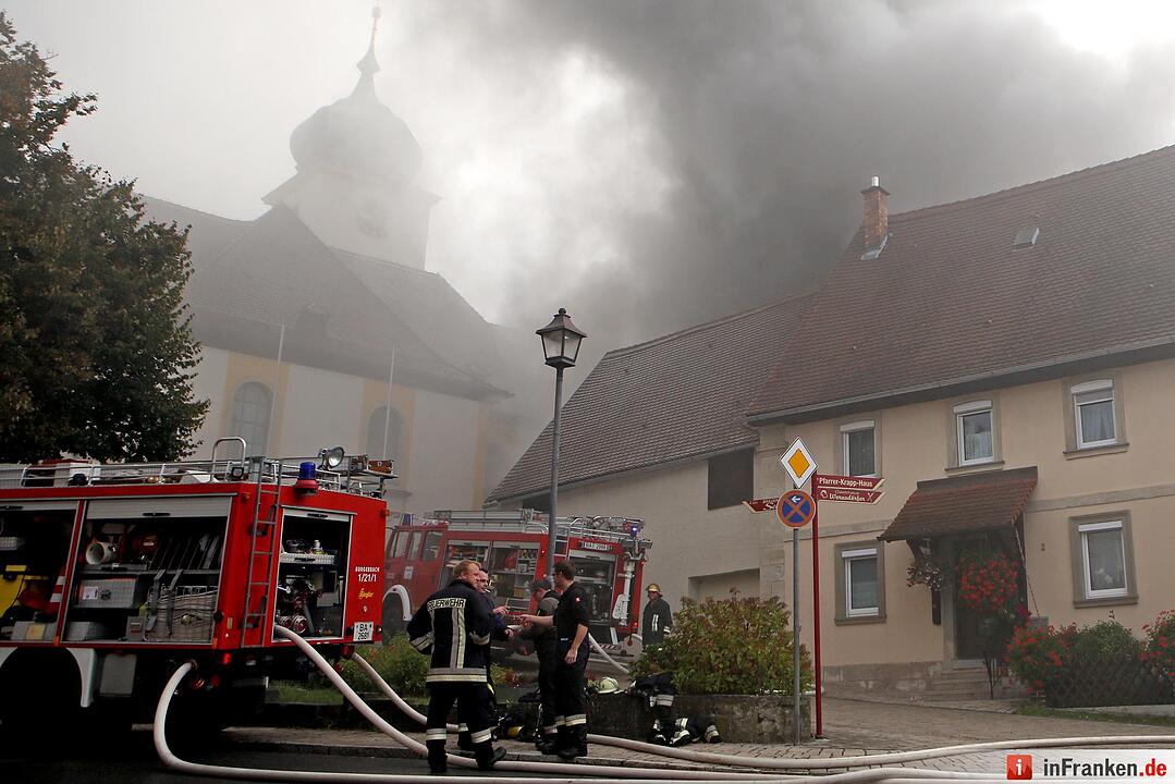 Brand in Wohnhaus in Schönbrunn