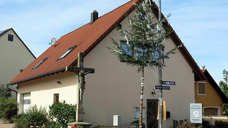 Das Feuerwehrhaus in Gaiganz Foto: Dagmar Niemann
