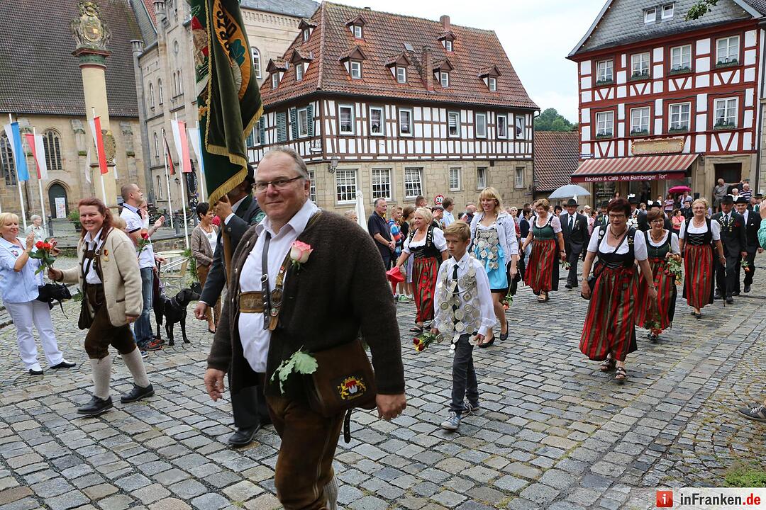 Kronacher Freischießen: Schützenauszug