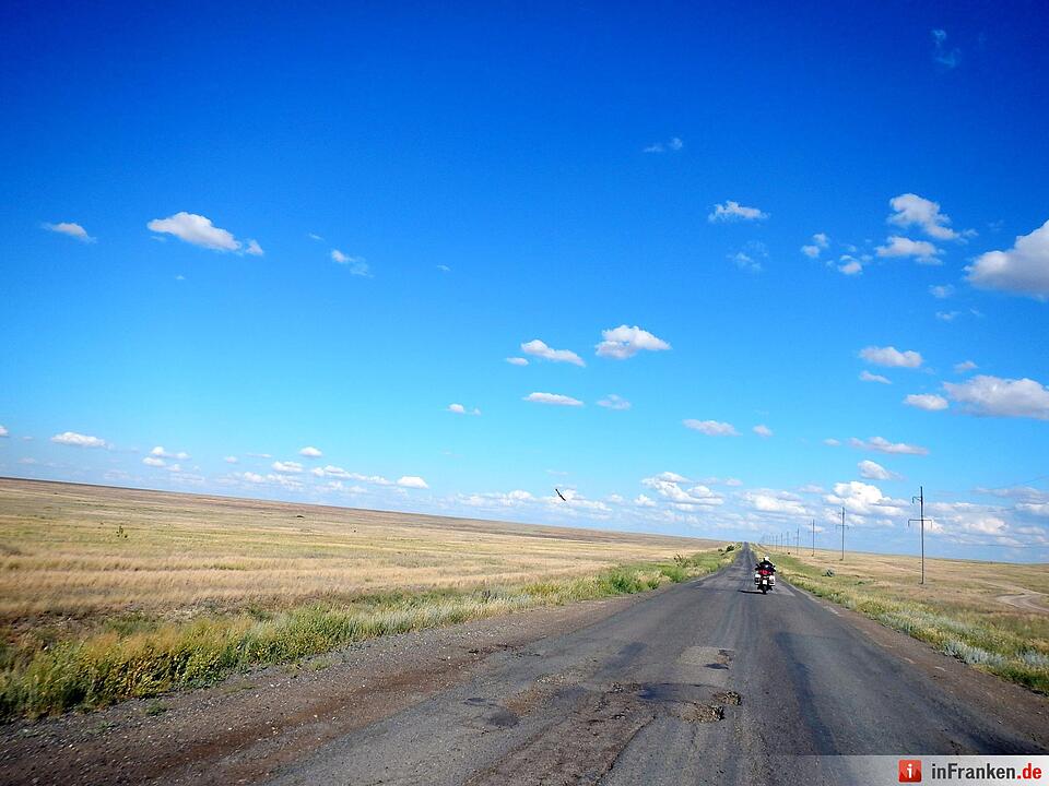 Auf dem Motorrad nach Sibirien