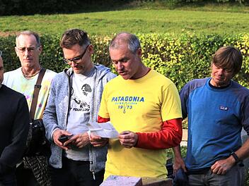 Jerry Moffat beim Nachruf Foto: Franz Galster
