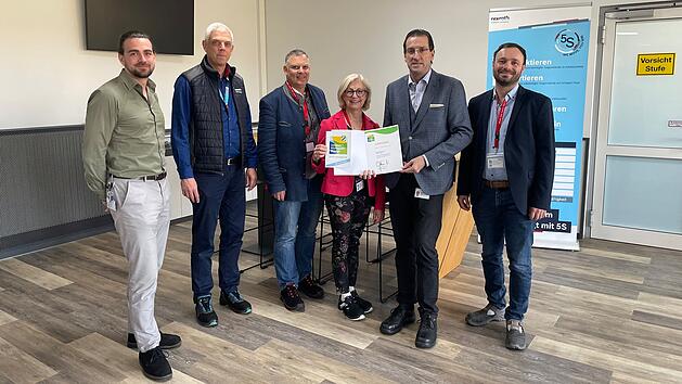 Landkreis Kitzingen zeichnet Bosch Rexroth-Werk aus - trotz aktueller Krise
