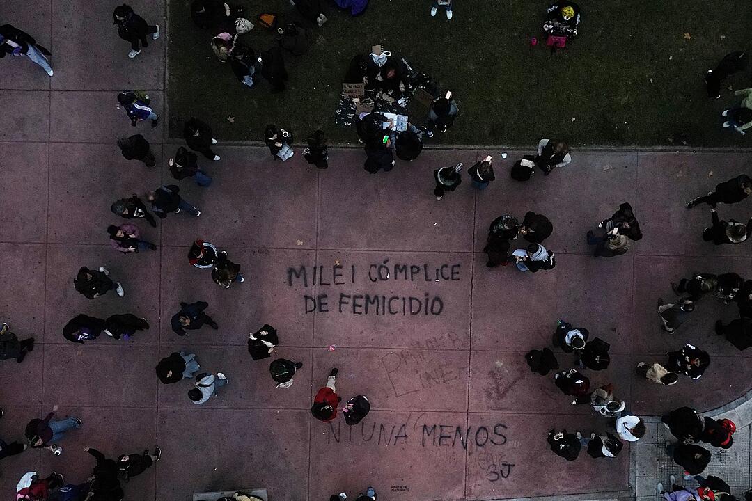 Demonstration &laquo;Ni Una Menos&raquo; in Buenos Aires