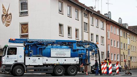 Kanalsanierung in der Innenstadt l&auml;uft