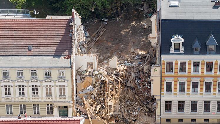Nach dem Hauseinsturz in G&ouml;rlitz