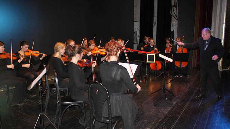 Das Kammerorchester der Berufsfachschule für Musik aus Bad Königshofen sorgte unter der Leitung von Ernst Oestreicher für die musikalische Umrahmung des Berufsbildungskongresses.