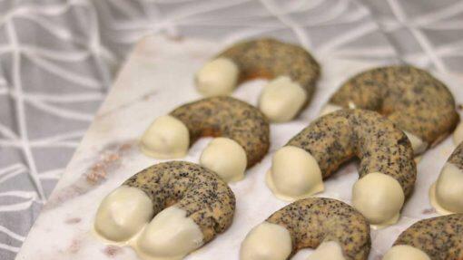 Weihnachtliche Mohnkipferl