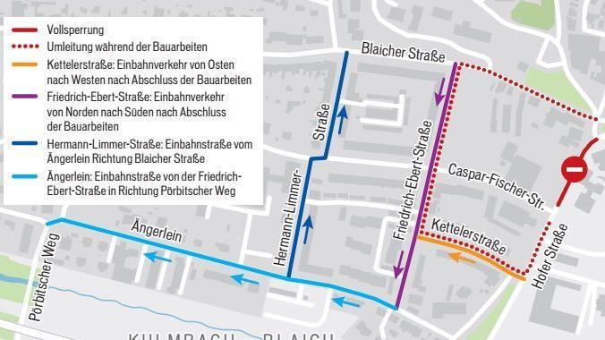 So läuft der Verkehr ab heute in der Blaich.