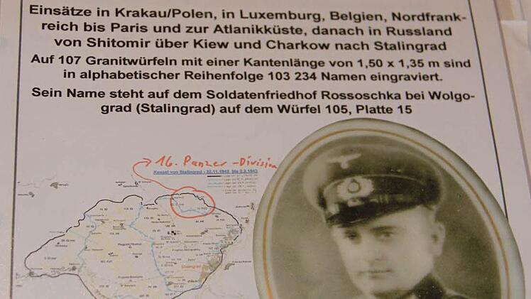 Die Gefallenen seines Heimatortes Großwenkheim hat Erich Fries ebenfalls in seinem Archiv.