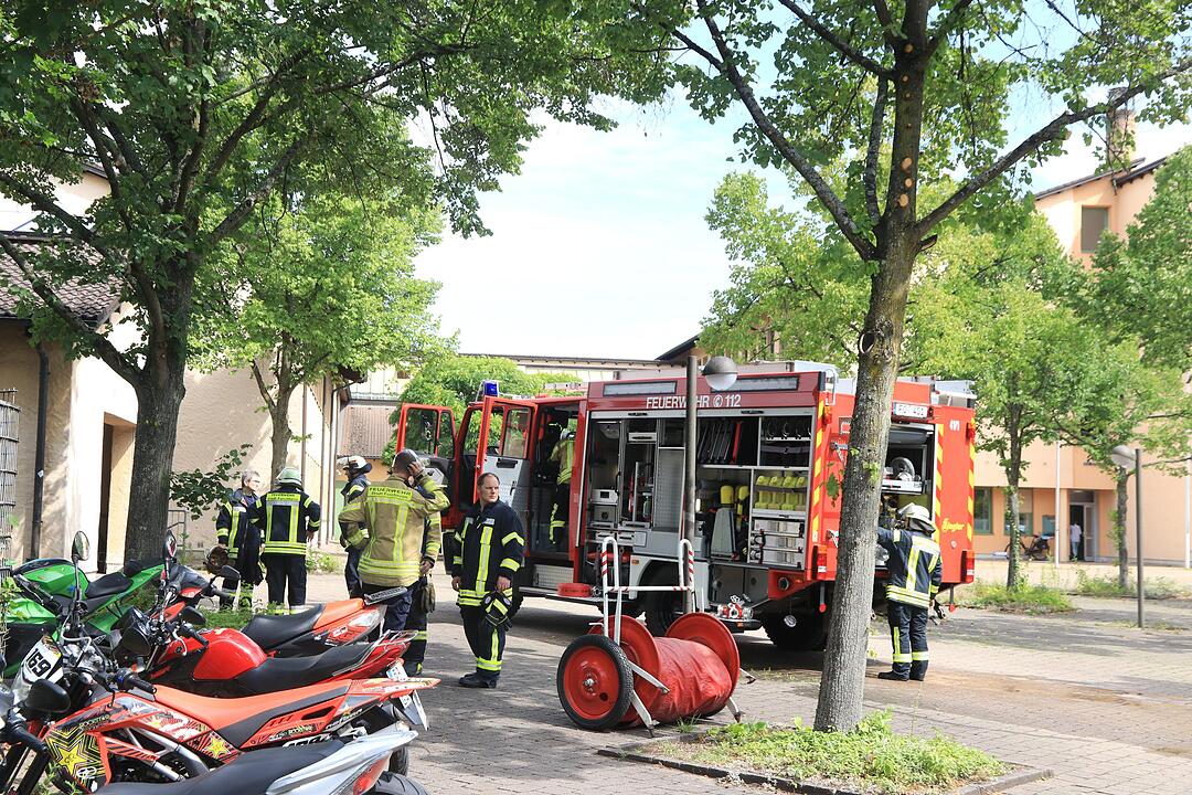 Brand in Berufsschule in Forchheim