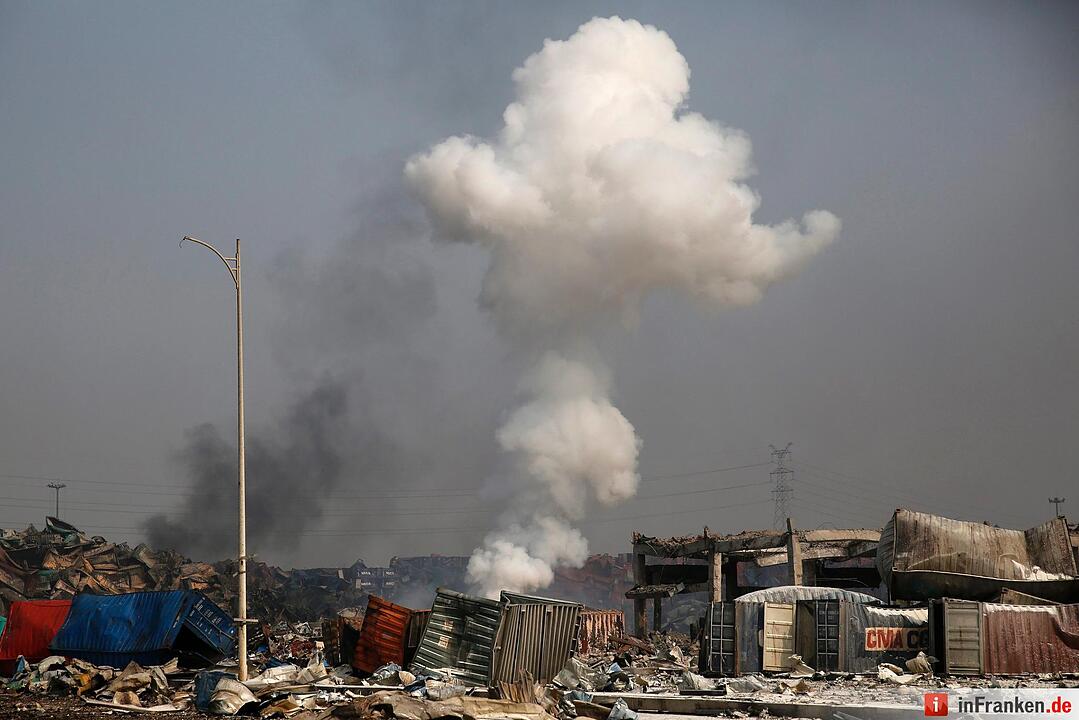 Huge explosion rocks Chinese port city of Tianjin