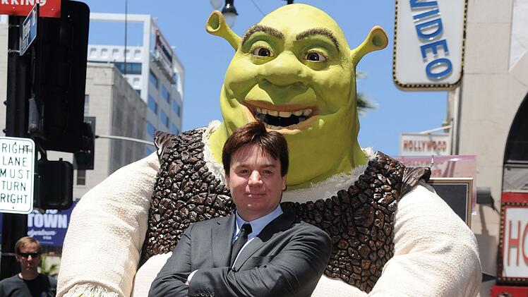 m US-Original wird Shrek von Mike Myers ("Austin Powers"-Filme) gesprochen. Myers war allerdings nicht die erste Wahl ...