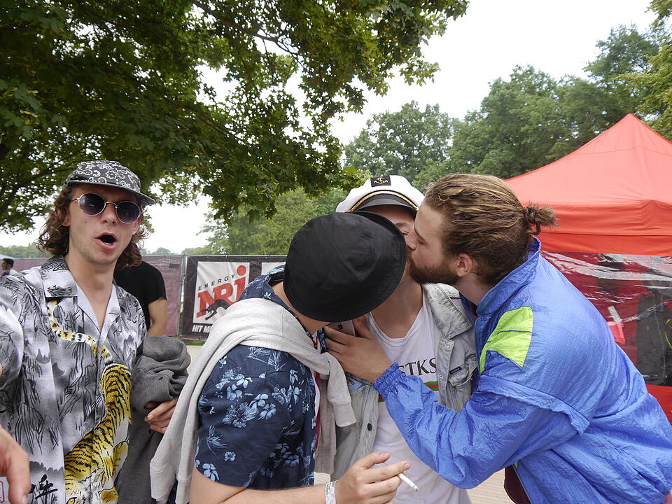 Die Besucher bei Rock im Park 2018 am Freitagnachmittag