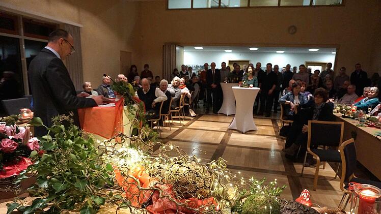 Beim Neujahrsempfang in WeisendorfRichard Sänger