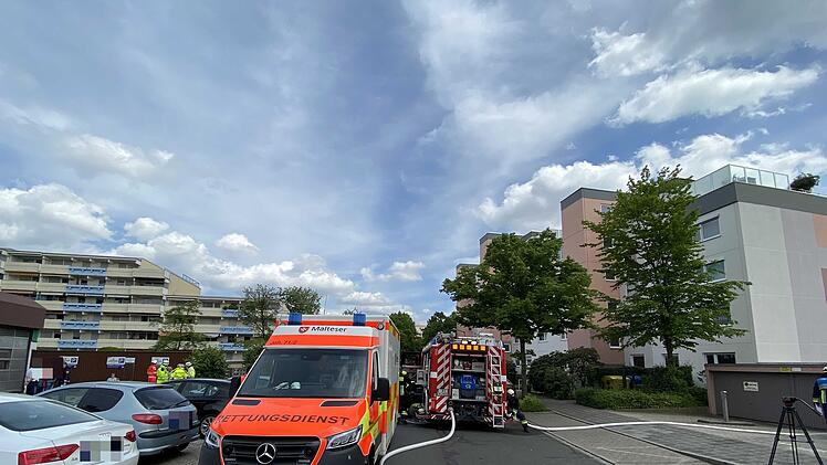 Wohnung in Vollbrand