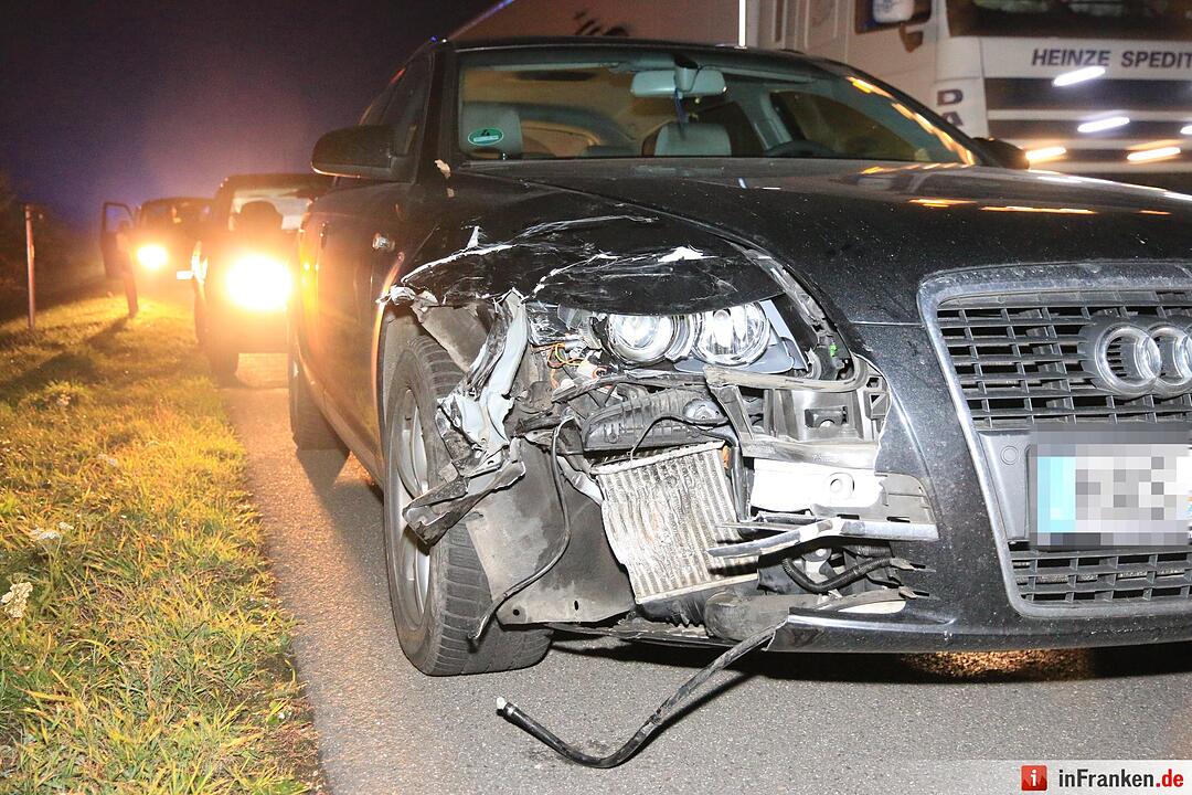 Karambolage auf der A70 bei Oberhaid