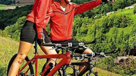 Radfahrer in den Ha&szlig;bergen Foto: Tourismusverband Ha&szlig;berge