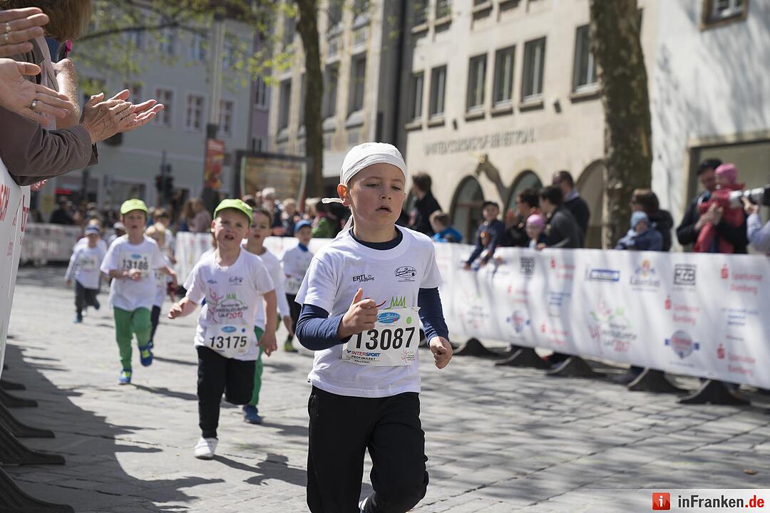 Weltkulturerbelauf in Bamberg: Der Böhnlein Bambini-Lauf 2017