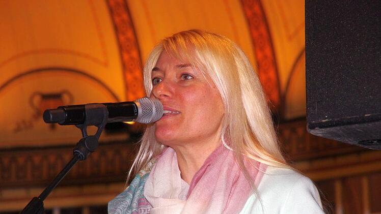 Moderatorin Ilona Seufert.Klaus Werner