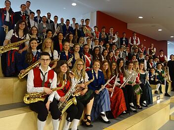 Der Hauptteil der Proben des Kreisjugendblasorchesters fand während der Faschingsferien in der Musikakademie Hammelburg statt.  Foto: Chr. Geiling