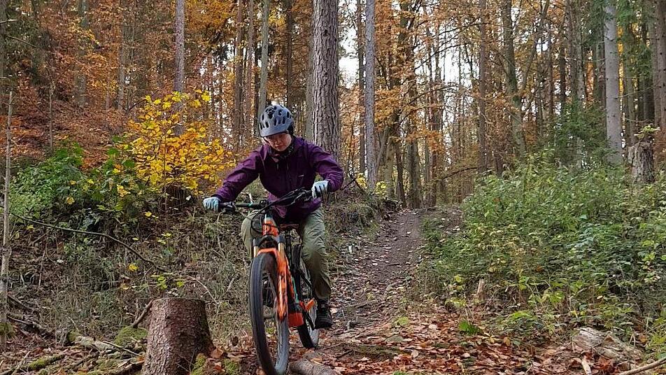 Der Kreuzberg bei D&ouml;rfleins erfreut sich bein Mountainbikern derzeit wachsender Beliebtheit. Foto: privat