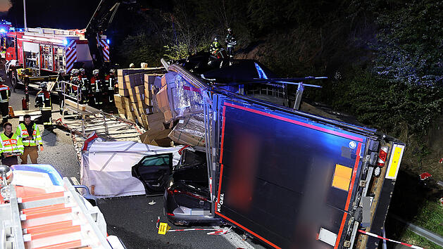 T&ouml;dlicher Verkehrsunfall auf der A3 bei Aschaffenburg