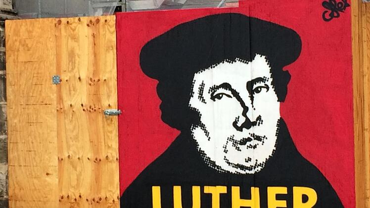 In diesem Jahr allgegenwärtig in Coburg: Luther! Foto: Oliver Schmidt