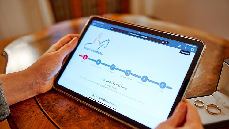 Bamberg: Standesamt führt neue Online-Funktion ein - um Trau(m)termin zu finden