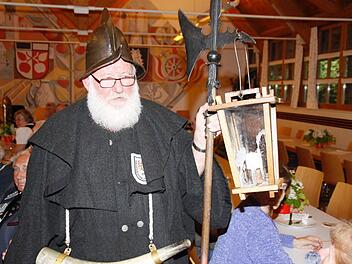 Nachtwächter Manfred Heckel aus Gößweinstein beschloss den 24. Heimattag. Fotos: Löwisch
