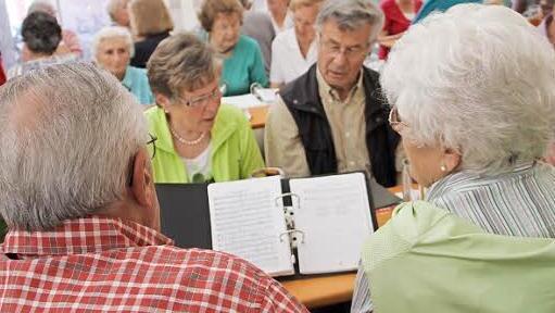 "Wünsch Dich woss" lautete das Motto am Samstagnachmittag, bei dem eifrig mitgesungen wurde.