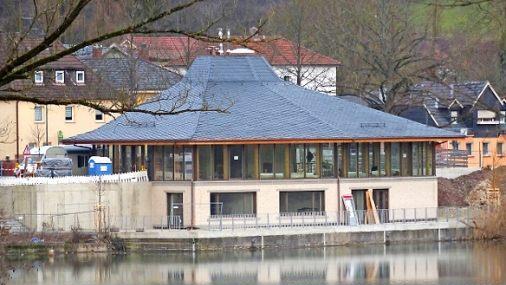 So präsentierte sich der Neubau des Bürgerhauses Mitte Februar.